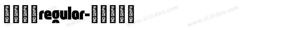 百变马丁regular字体转换