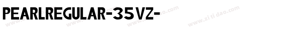 PearlRegular-35vZ字体转换
