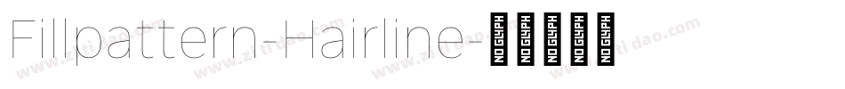 Fillpattern-Hairline字体转换