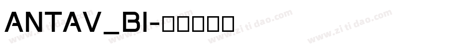 ANTAV_BI字体转换