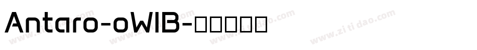 Antaro-oWlB字体转换