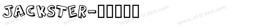 Jackster字体转换