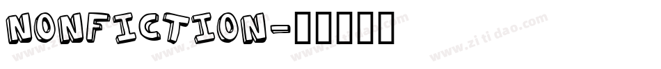 NONFICTION字体转换