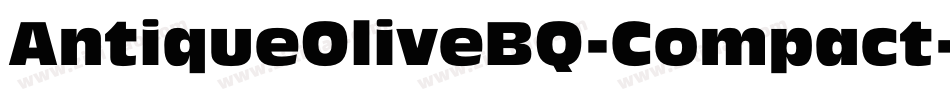 AntiqueOliveBQ-Compact字体转换