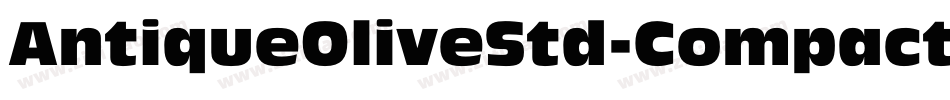 AntiqueOliveStd-Compact字体转换
