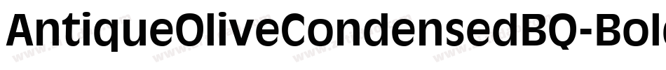 AntiqueOliveCondensedBQ-Bold字体转换