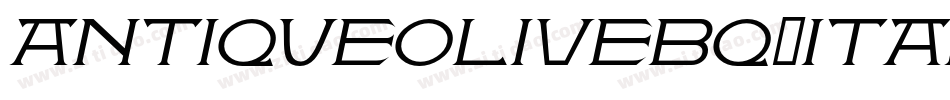 AntiqueOliveBQ-Italic字体转换