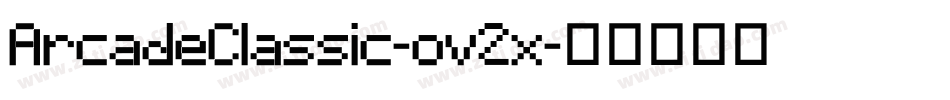 ArcadeClassic-ov2x字体转换