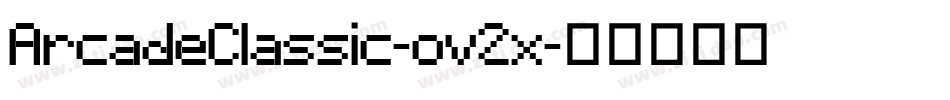 ArcadeClassic-ov2x字体转换