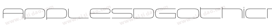 AppleSDGothicNeoM00字体转换
