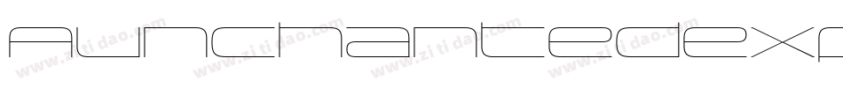 Aunchantedexpandedboldoblique-B00d字体转换