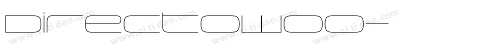DirectoW00字体转换