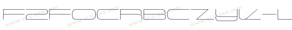 F2FOCRBczyk-LT-W00-Bold-2字体转换