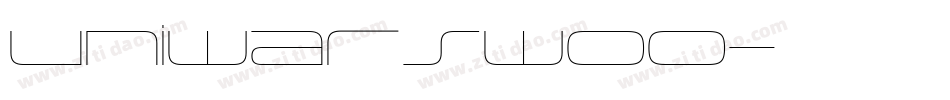 uniwarsw00字体转换