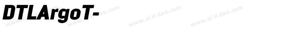 DTLArgoT字体转换
