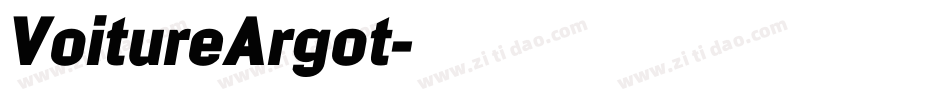 VoitureArgot字体转换