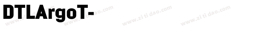 DTLArgoT字体转换