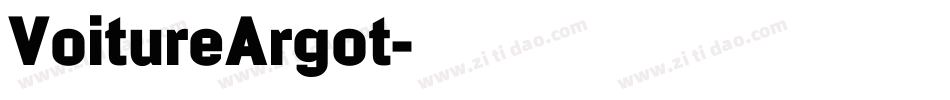 VoitureArgot字体转换