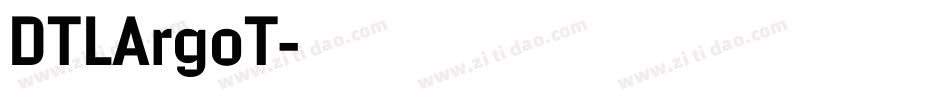 DTLArgoT字体转换
