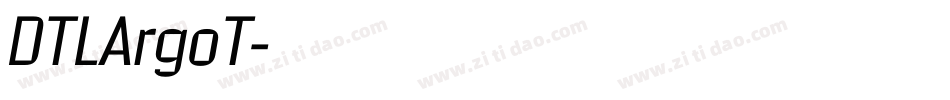 DTLArgoT字体转换