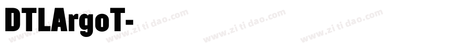 DTLArgoT字体转换
