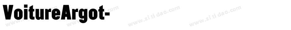VoitureArgot字体转换