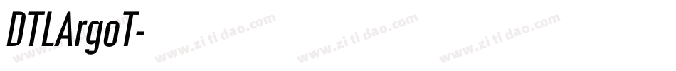 DTLArgoT字体转换