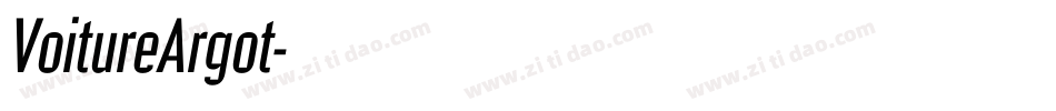 VoitureArgot字体转换