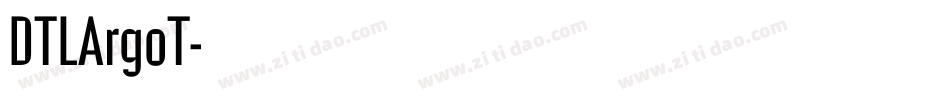 DTLArgoT字体转换