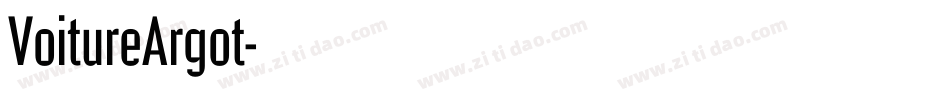 VoitureArgot字体转换