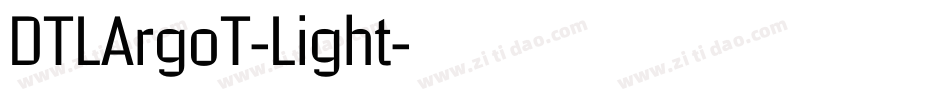 DTLArgoT-Light字体转换