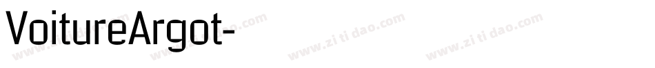 VoitureArgot字体转换
