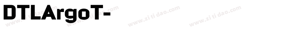 DTLArgoT字体转换