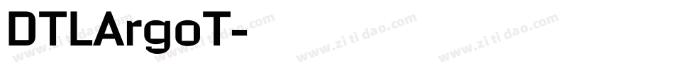 DTLArgoT字体转换