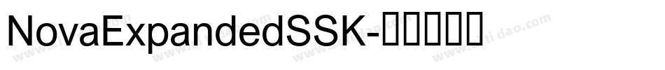 NovaExpandedSSK字体转换