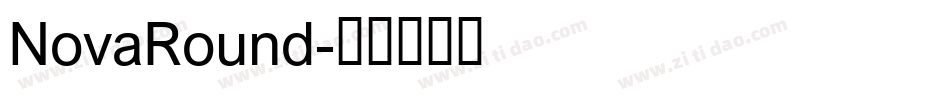 NovaRound字体转换