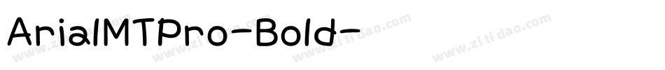 ArialMTPro-Bold字体转换