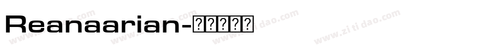 Reanaarian字体转换