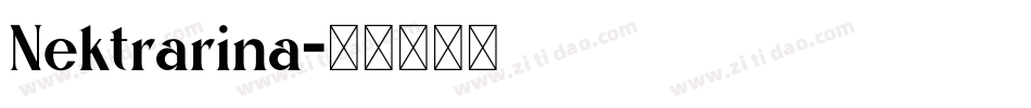 Nektrarina字体转换