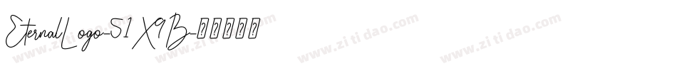 EternalLogo-51X9B字体转换
