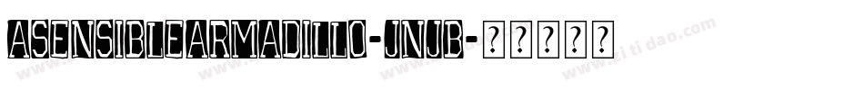 ASensibleArmadillo-JnJB字体转换