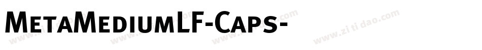MetaMediumLF-Caps字体转换