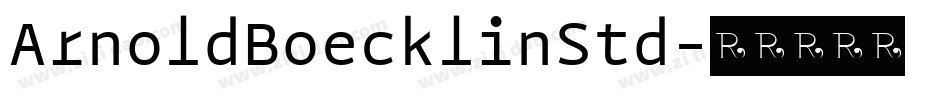 ArnoldBoecklinStd字体转换