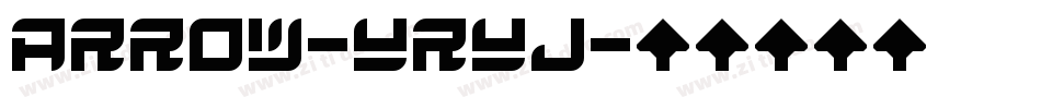 Arrow-YrYj字体转换