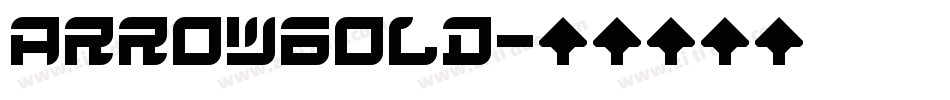 ArrowBold字体转换