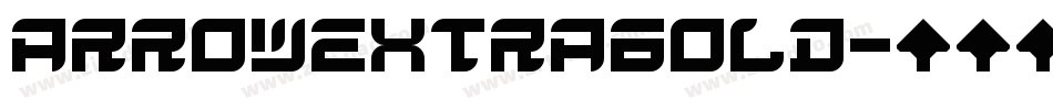 ArrowExtraBold字体转换