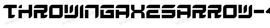 ThrowingAxesArrow字体转换