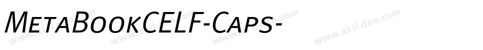 MetaBookCELF-Caps字体转换