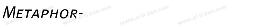 Metaphor字体转换