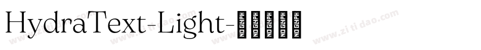 HydraText-Light字体转换